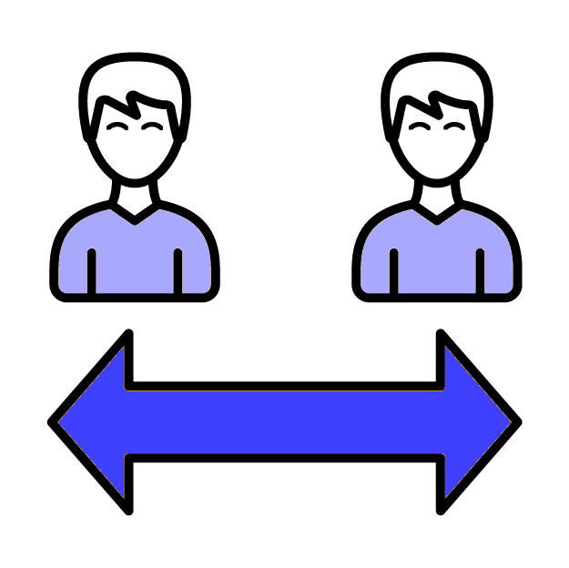 tartson megfelelő távolságot